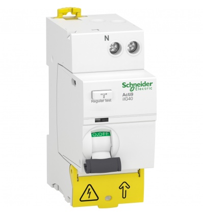 Interrupteur différentiel tête de groupe ACTI9 iIG40 Schneider Electric 1PN 40 A 30 mA A9R67640