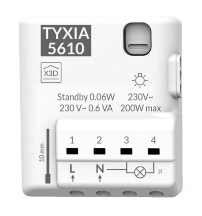 Tyxia 5610 Récepteur nanomodule 1 voie éclairage ON/OFF