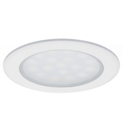 Kit 2 spots encastrés pour meubles LED 2x2,5W rond blanc