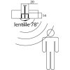 Boîtier interrupteur à détection de mouvement