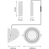 Spot encastré LED DN 170 Vario 35 W 4000K 3550 lm