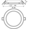 START eco Flat Sylvania DOWNLIGHT IP 20 0053917