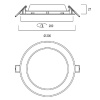 START eco Flat Sylvania DOWNLIGHT IP 20 0053917