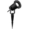 Spot extérieur Nautilus Piquet XL noir GU10 max. 11W fiche et câble inlcus