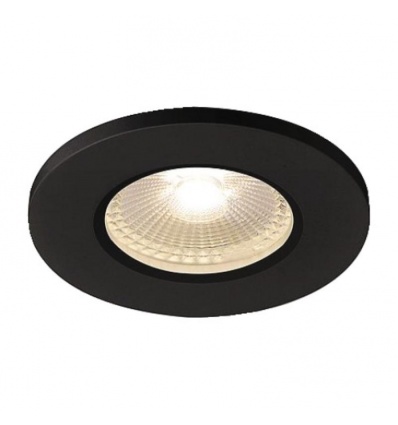 Spot encastré LED Kamuela eco 6,5W noir 3000°K