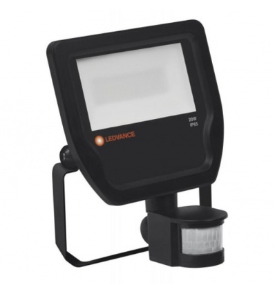 Projecteur LED Floodlight à détection 20 W 3000K noir