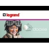 Interrupteur ou vaetvient avec voyant témoin dooxie 10AX 250V finition blanc