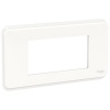 Plaque de finition Unica 10 modules blanc