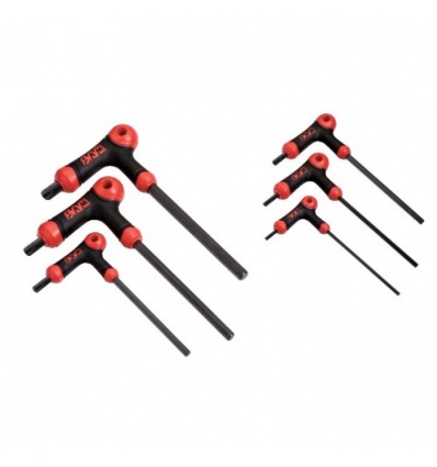 Jeux de 6 clés mâles à poignée pour empreinte Torx - 66 PTX J 6