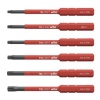 Boite de 6 embouts slim Torx, isolés 1000V T8 - T9 - T10 T15 - T20 - T25