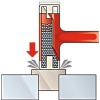 Massettes 322 anti rebond - tête 32 mm