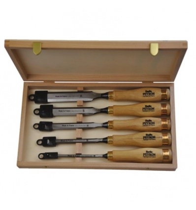 Coffret 5 ciseaux à bois de sculpteur 111T