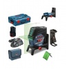 Laser points et lignes Bosch GCL 250 CG batterie 20 Ah chargeur LBOXX support RM 2