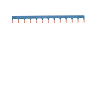 Barre de pontage 1P 63A languette 10mm² bleu 13M