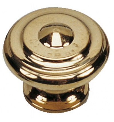 Bouton rond rustique Ø 30 mm laiton vieilli - 1538