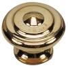 Bouton rond rustique Ø 30 mm laiton vieilli - 1538