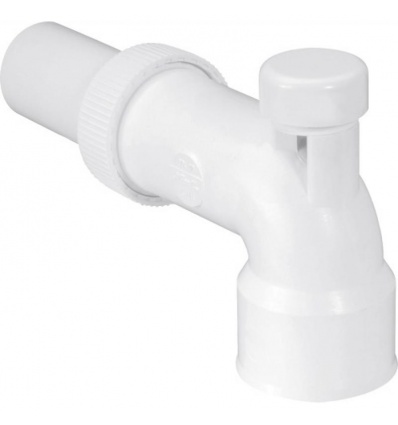 Sortie coudée PVC lavabo Ø 32 mm sortie 40 mm 1C341B