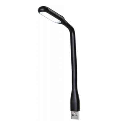 Lampe LED USB noire 0,5 W