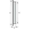 Grille de ventillation Nicoll ronde avec moustiquaire