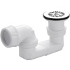 Bonde de douche polypropylène à grille Ø 50 mm siphon orientable