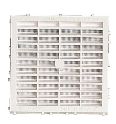 Grille de ventilation extérieure à combinaison à sceller type M114