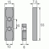 Serrure de porte double à cylindre - Prestige 2000 pour cylindre interchangeable Z23 Ø18