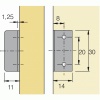 Serrure de porte double à cylindre - Prestige 2000 pour cylindre interchangeable Z23 Ø18