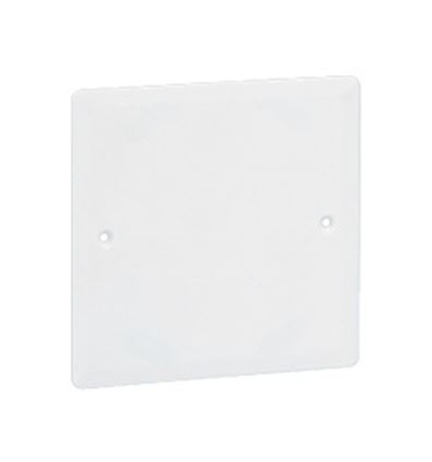 Couvercle universel carré Batibox 100x100mm pour boîte D85mm