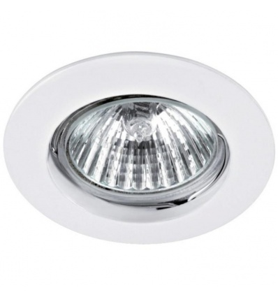 Spot encastré sans lampe rond Fixo blanc GU10