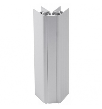 Jonction d'angle 30 - 180° pour plinthe aluminium hauteur 100 mm finition anodisé