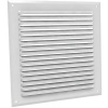 Grilles d'aération en applique à auvent à visser GA BL en 210 x 210 mm