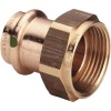 Raccord bronze F CU D15 écrou 20x27