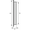 Grille aération ronde pour tuyau fibrociment Ø 125 mm type BC135