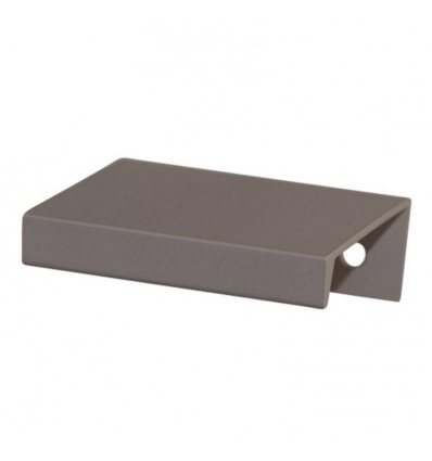 Poignée tirette en aluminium P0333 - entraxe 128 mm - longueur 147 mm - finition nickel mat