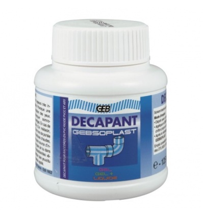 Décapants PVC Gebsoplast gel tube 125 ml