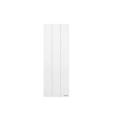 Radiateur Chaleur douce Kenya 3 vertical blanc 1000W