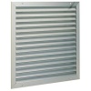 Grille extérieure murale en alu anodisé pour air neuf vicié AWA 251 300x300mm