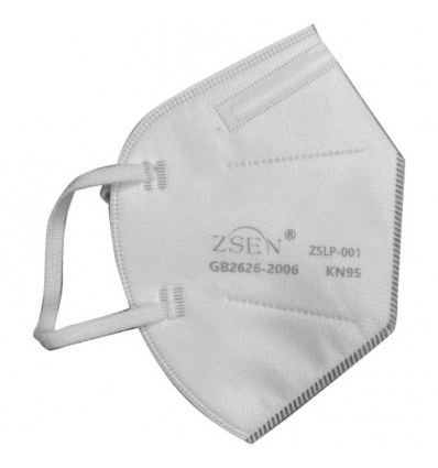 Demi-masques de protection respiratoire KN95-type FFP2 sans valve - sachet de 5 masques