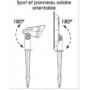 Spots piquets solaire 2 - Thermoplastique ABS