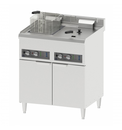 FRITEUSE ÉLECTRIQUE SUR PIEDS 2 X 16 LITRES - CASSELIN