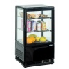 MINI VITRINE RÉFRIGÉRÉE POSITIVE 58L NOIRE - CASSELIN