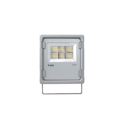 TWISTER 3 Proj Ext IP65 IK08 gris 90DEG LED intégré 70W 3000K 8400lm