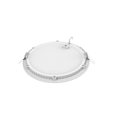 FLAT CCT Downlight plat rond fixe blanc 110DEG LED 20W 1700lm 30004000K CCT