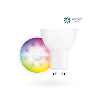 Lampe GU10 bluetooth 5W 40DEG RGB CX gradable