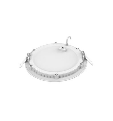 FLAT CCT Downlight plat rond fixe blanc 110DEG LED 12W 770lm 30004000K CCT