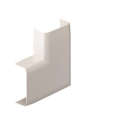 Angle plat pour moulure ATHEA 12x30mm en blanc