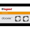 plaque Dooxie 1 poste blanc LEGRAND 600801