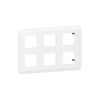 Plaque de finition Mosaic pour 2x3x2 modules blanc