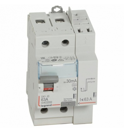 DX3ID 2P 63A Type AC 30MA LEGRAND411633