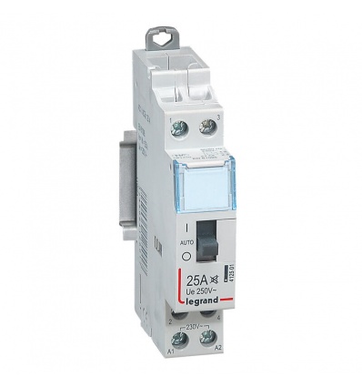 Contacteur domestique CX³ Legrand silencieux bobine 230 V 25 A contact 2F 1 module 412501